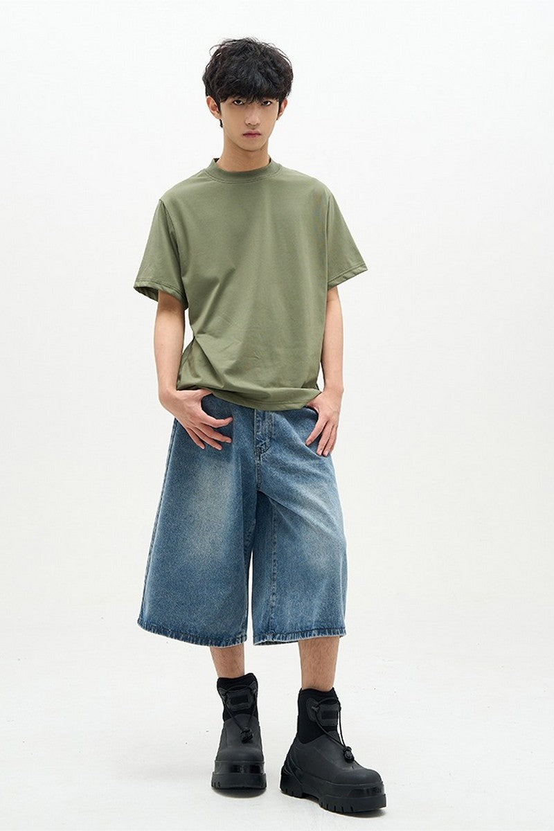 Oversized Jeans Shorts