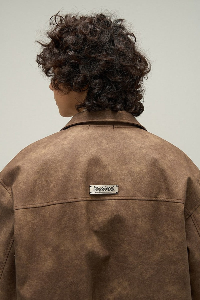 Leather Work Jacket