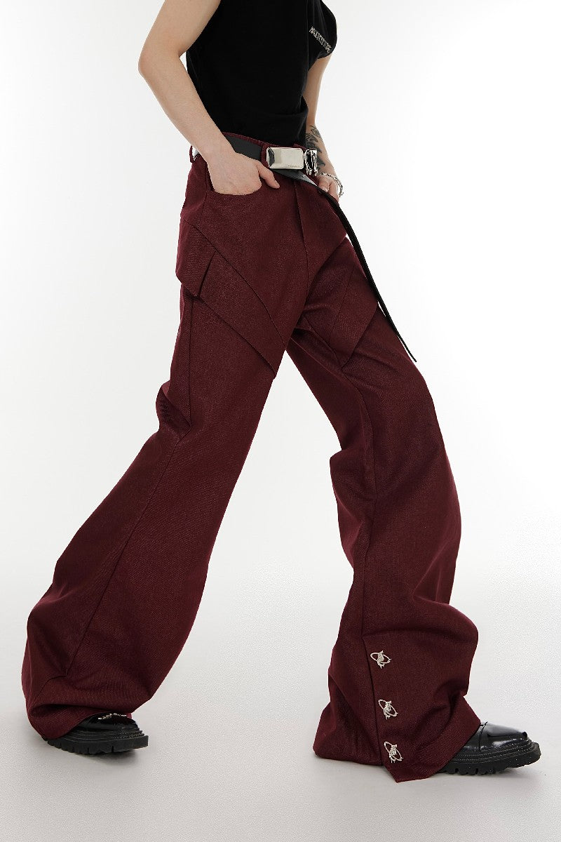 Layered Flared Trousers