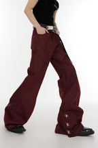 Layered Flared Trousers