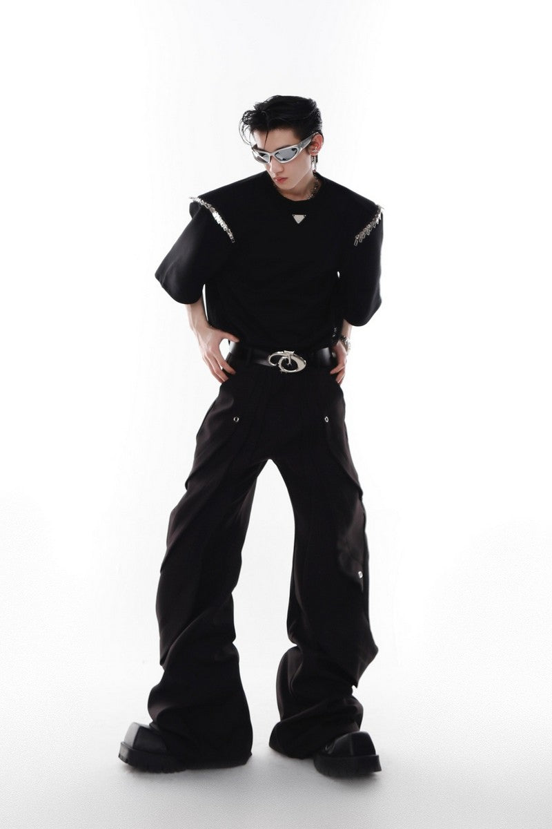 Shoulder Pads Logo Tee