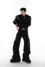 Shoulder Pads Logo Tee