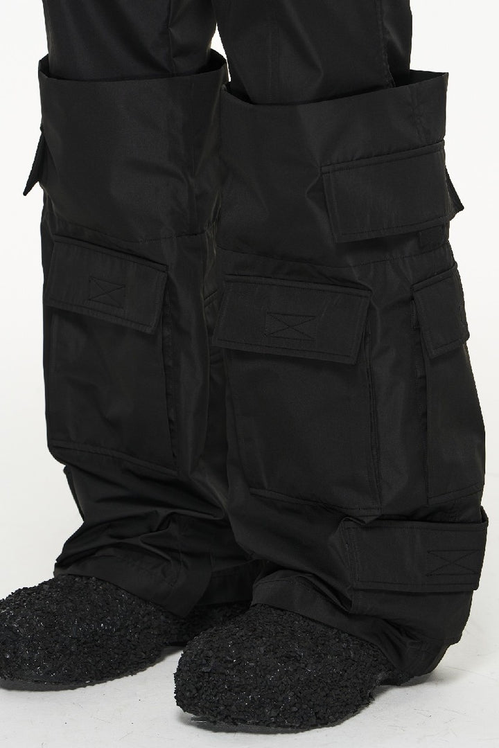Boot-Like Layered Trousers