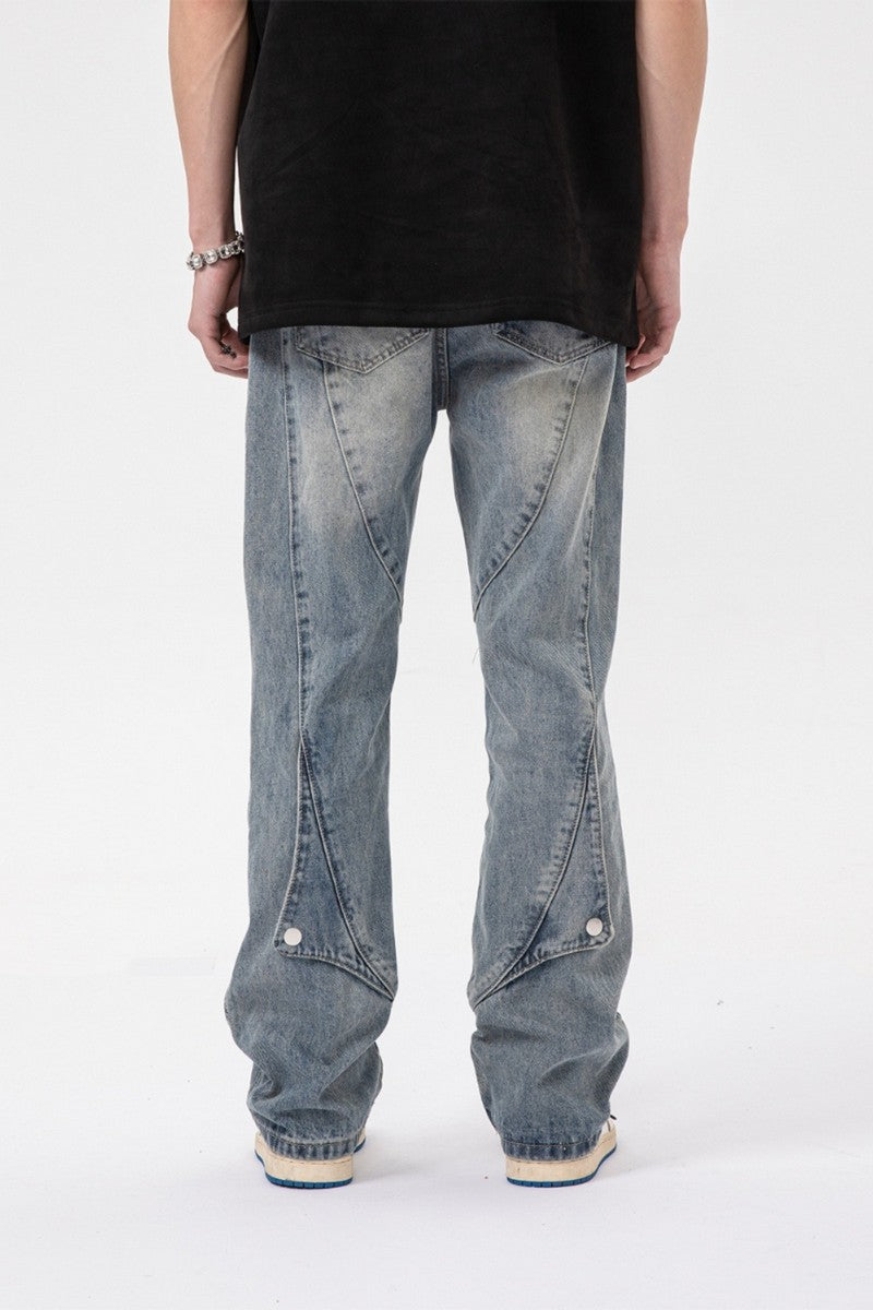 Washed Irregular Denim