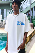 Embroidered Embossed Logo Tee