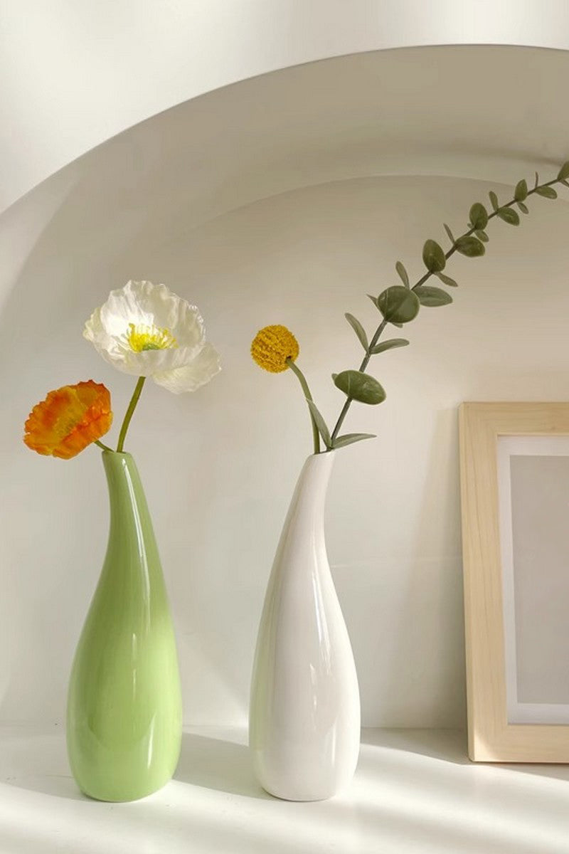 Nordic Style Drop-shaped Ceramic Vase