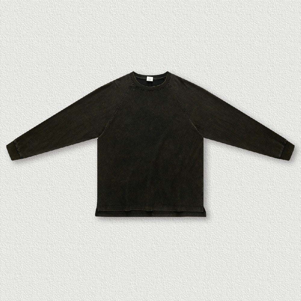 Raglan Sleeve Vintage Crew