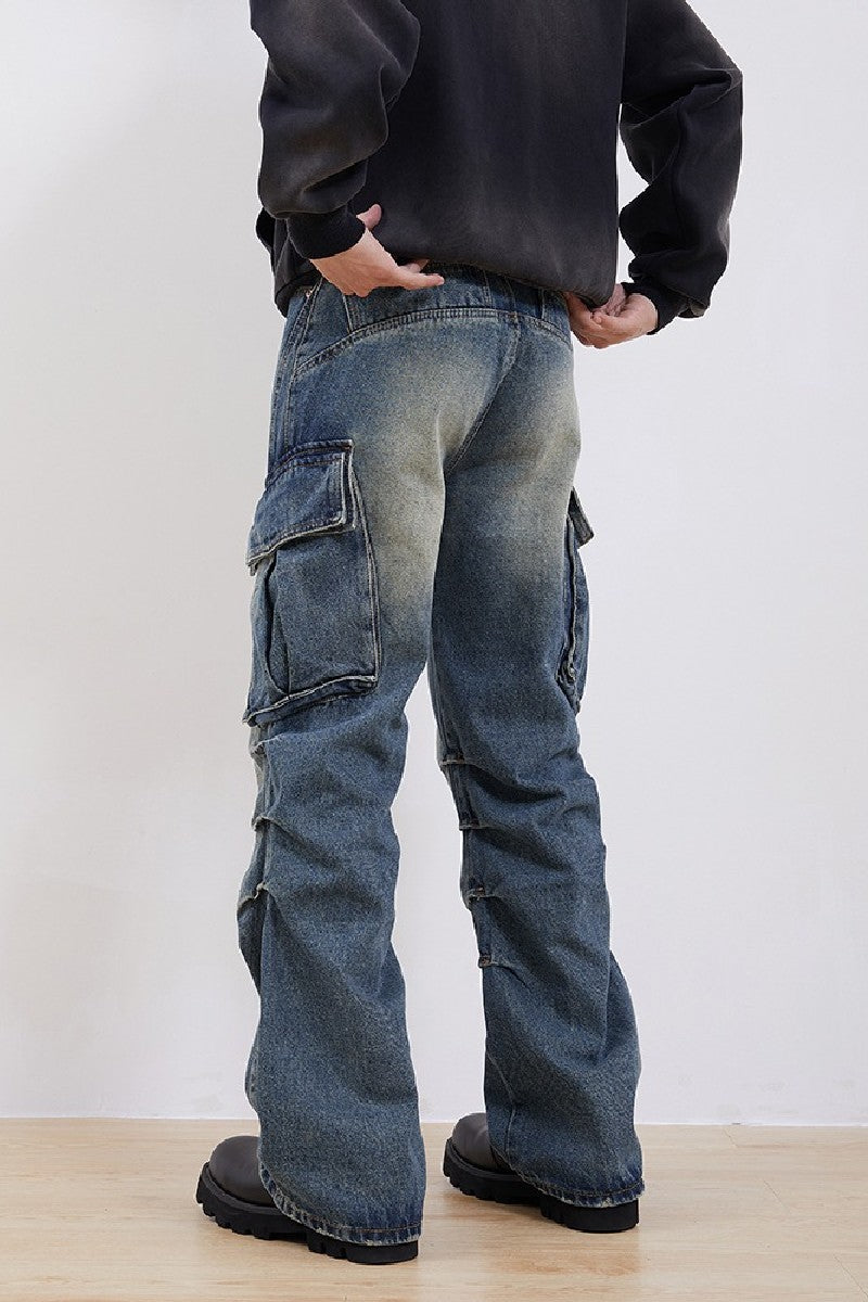 Straight Cargo Denim