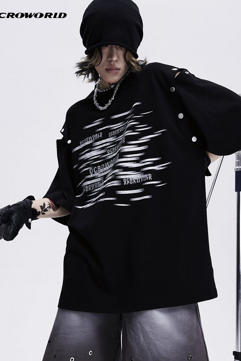 Detachable Sleeves Tee