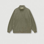 Washed Fleece Zipper Jacket