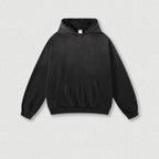 Gradient Sunfade Distressed Hoodie