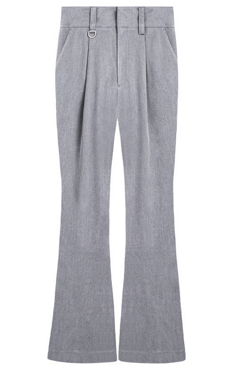 Flared Casual Suit Trousers