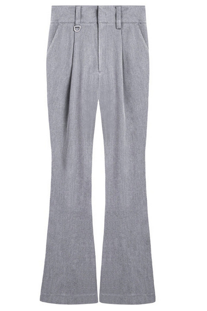 Flared Casual Suit Trousers