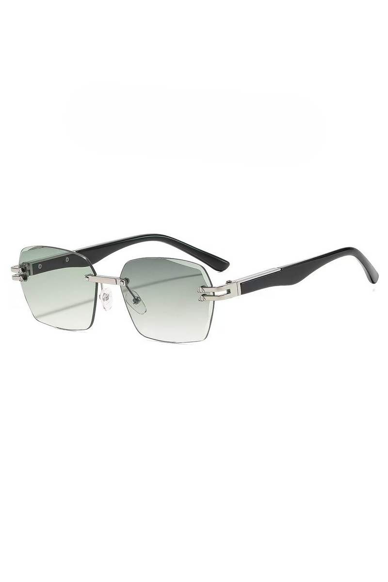 Elegant Rimless Polygon Sunglasses
