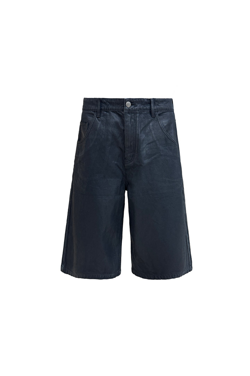 Waxed Cropped Jeans