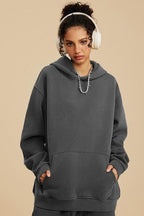 355G Washed Fleece Hoodie