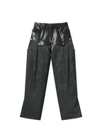 BNP Double Layer Leather Trousers