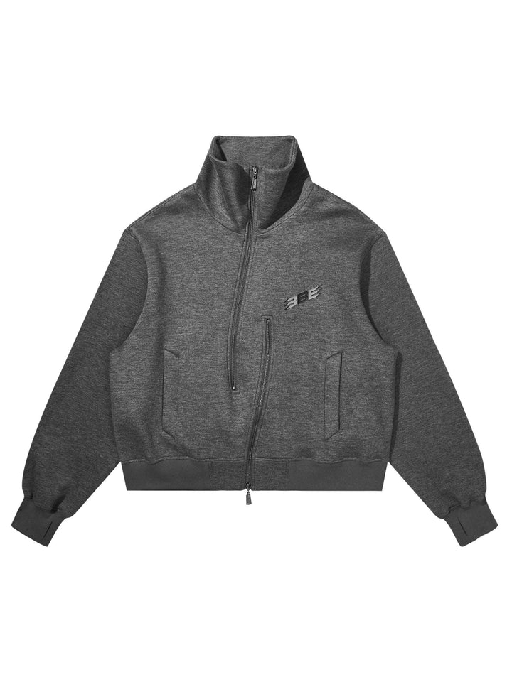 BNP Irregular Zipper Logo Jacket