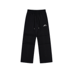 Retro Pleated Wide-Leg Cargo Pants