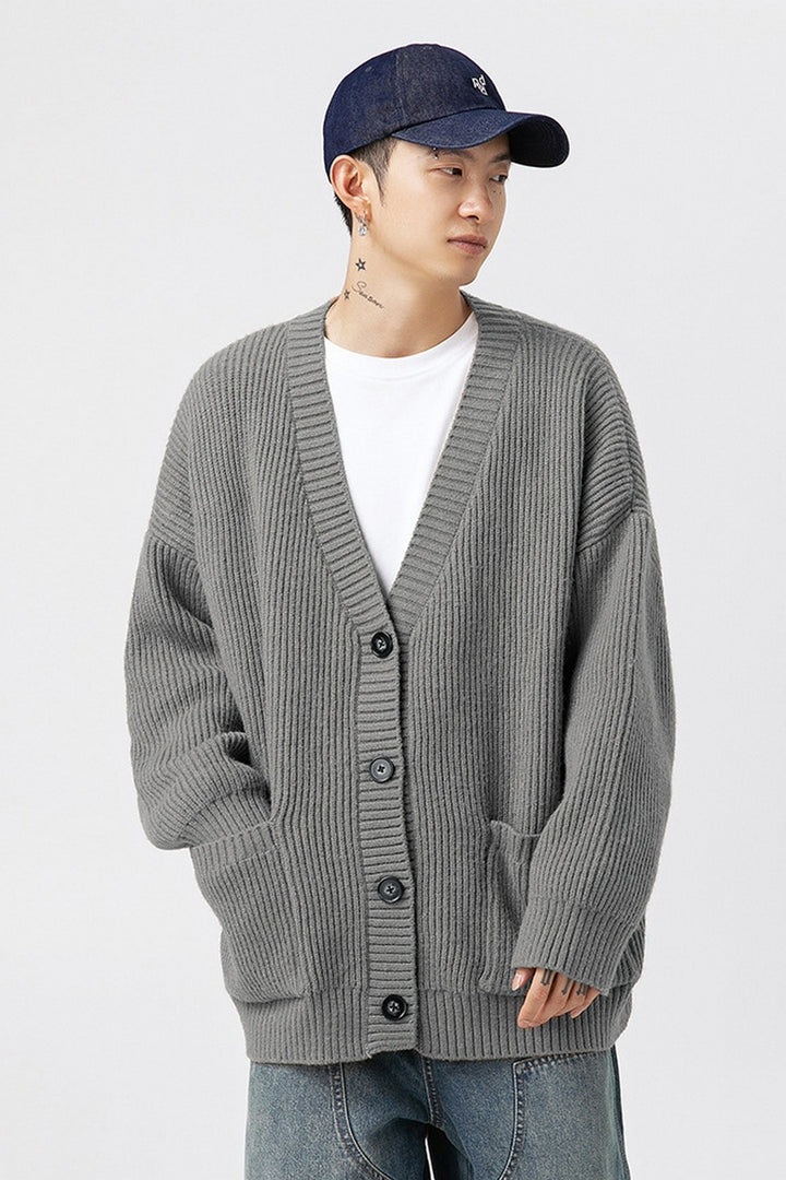 Chunky Textured Knit Cardigan