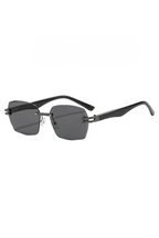 Elegant Rimless Polygon Sunglasses