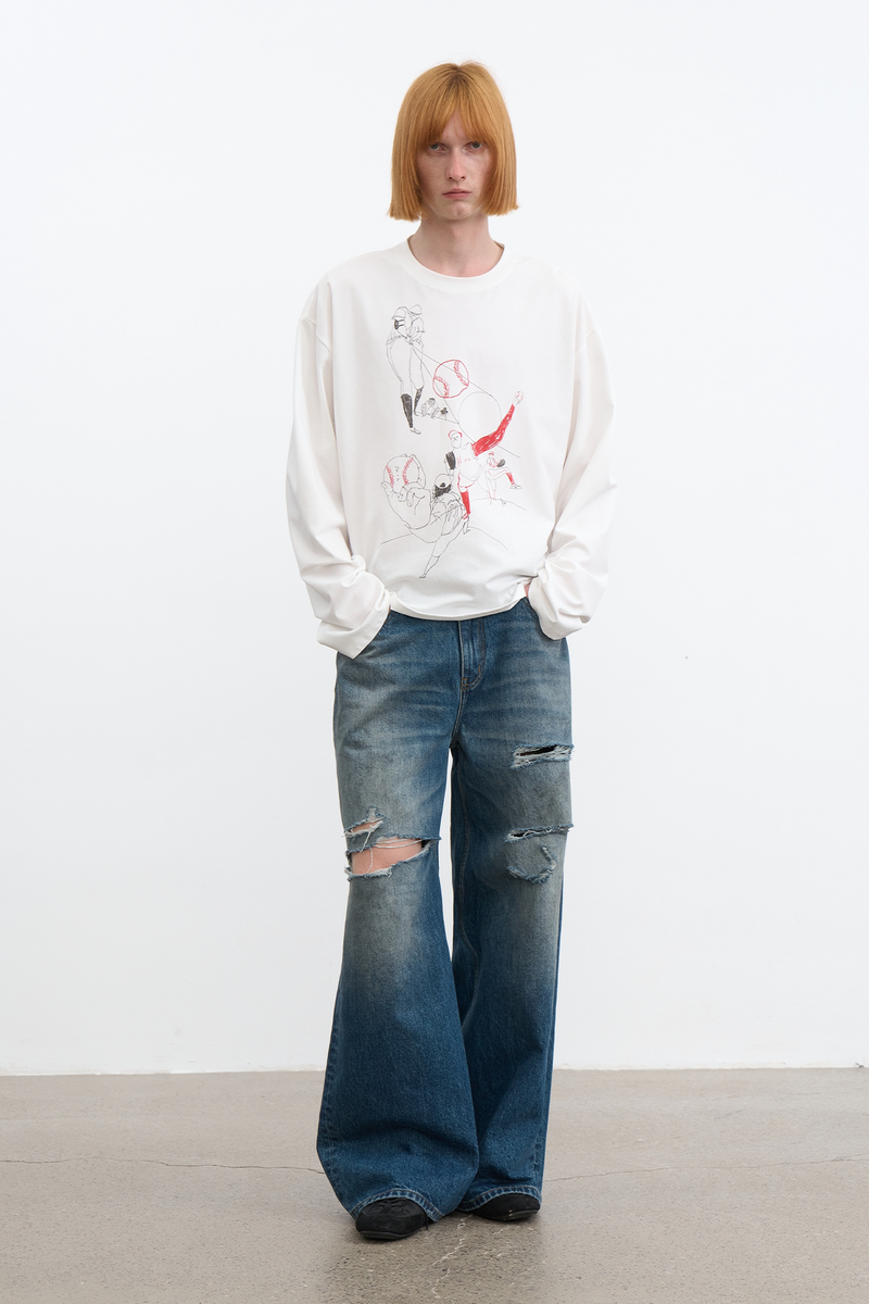 Baseball Graphic Long Sleeve