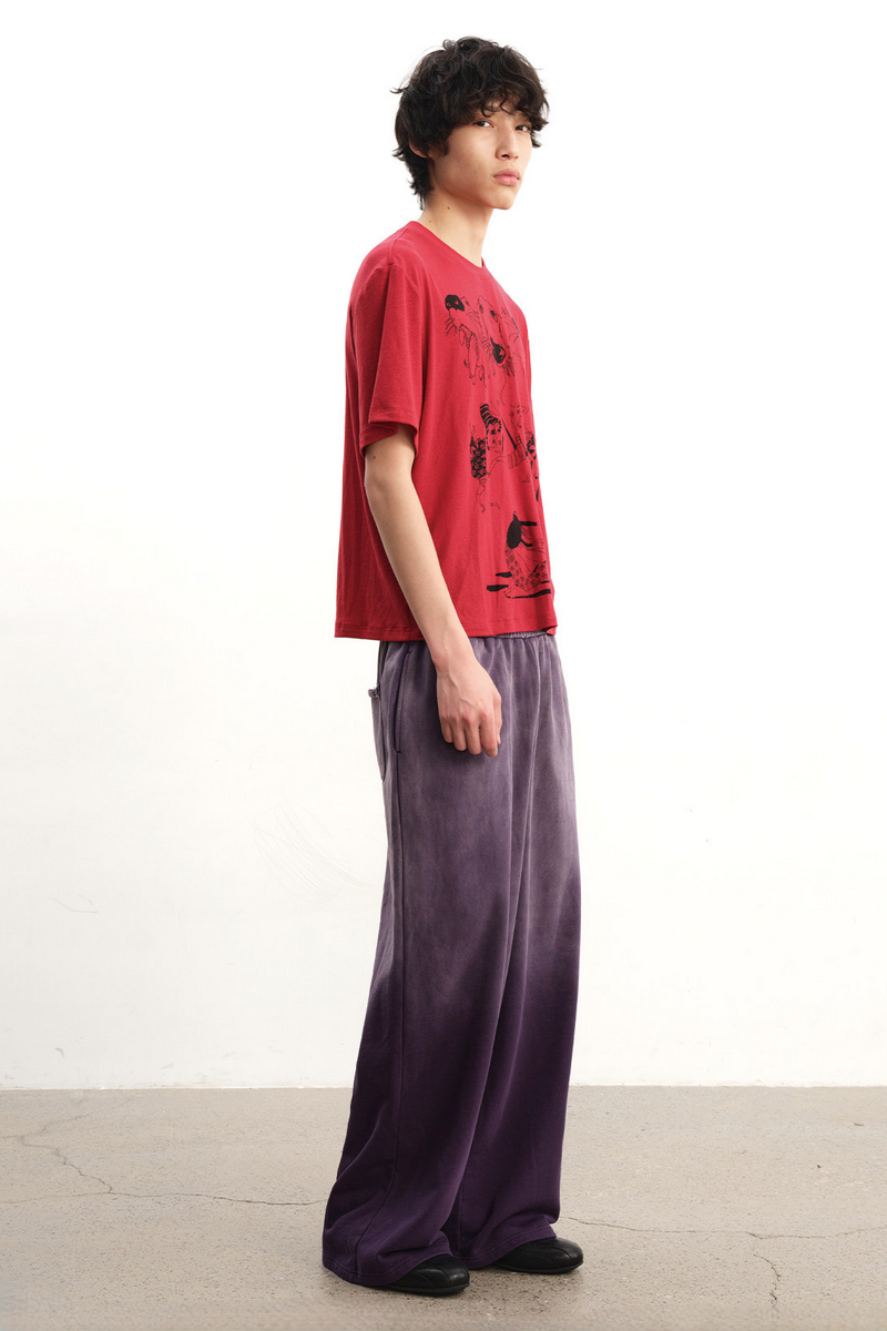 Sun Faded Cotton Sweatpants
