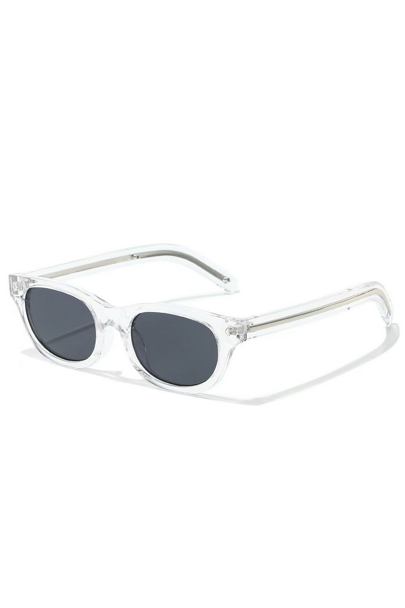 Slim Studded Cat Eye Sunglasses