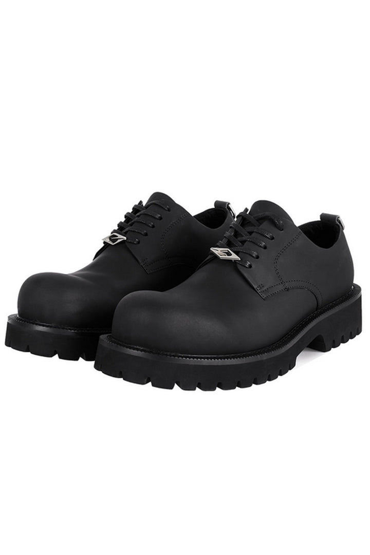 Chunky Matte Derby Shoes