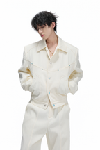 Textured Jacket & Trousers Separates