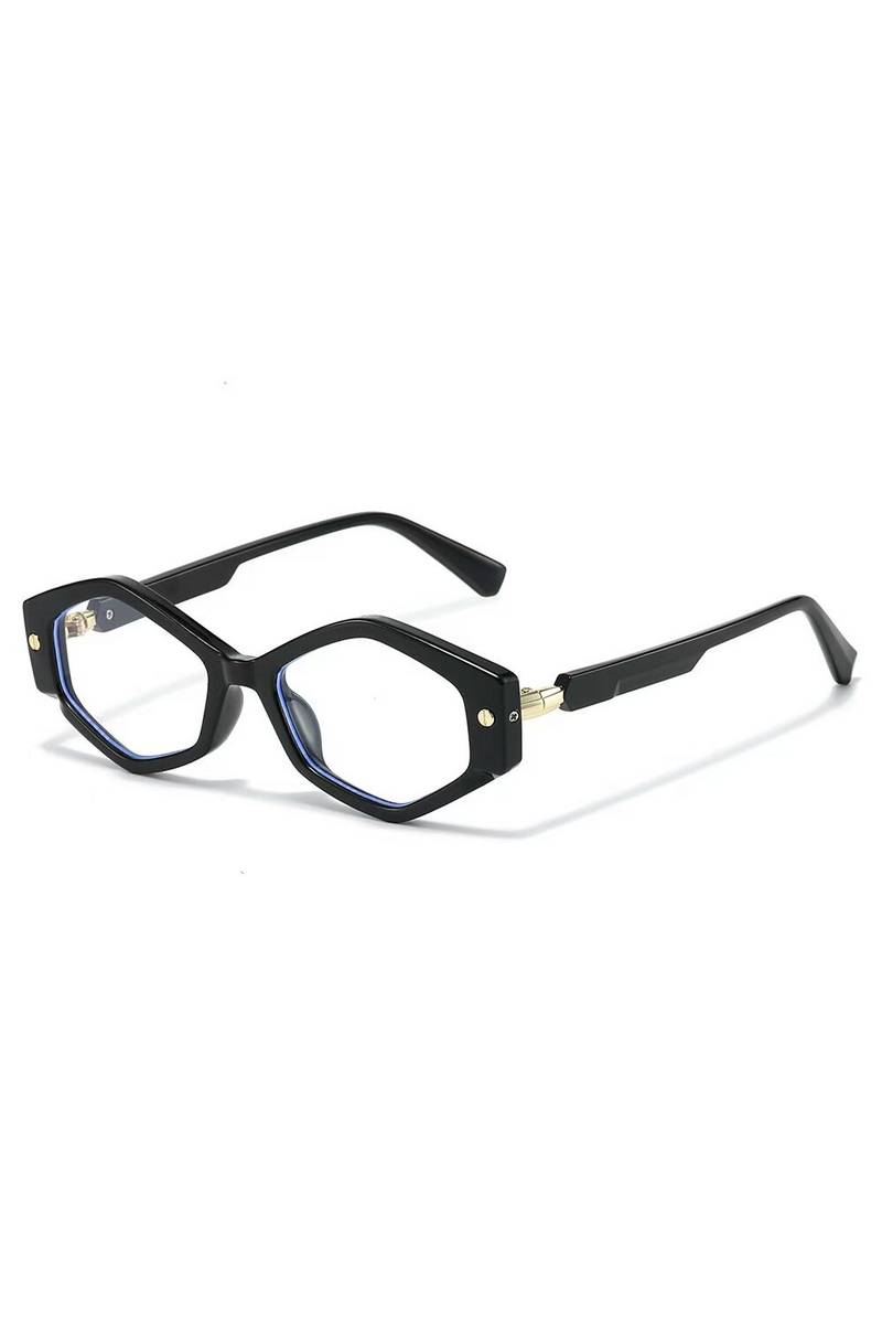 Oversized Studded Hexagon Sunglasses