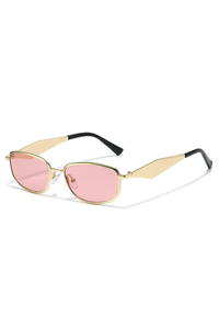 Gold Frame Pink Film