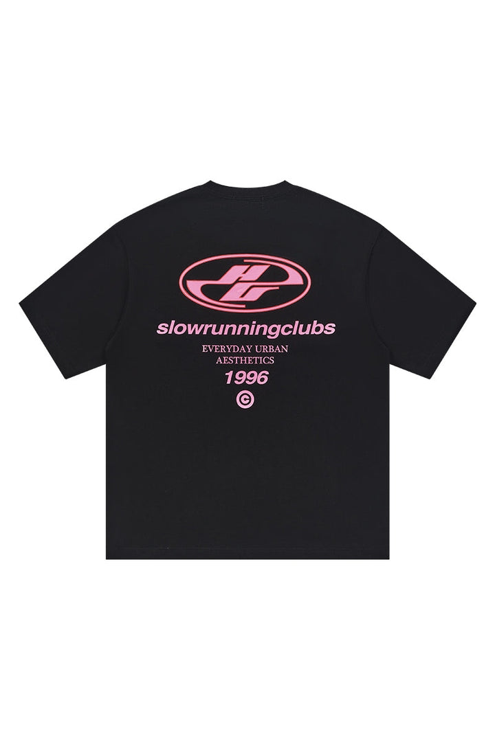 Retro Sports Logo Print Tee