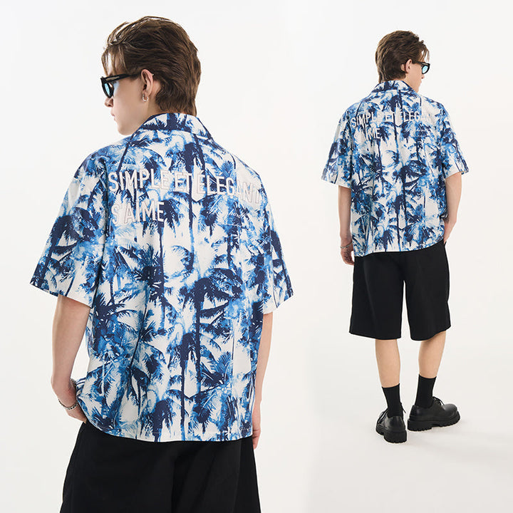 Palm Shadow Cuban Shirt