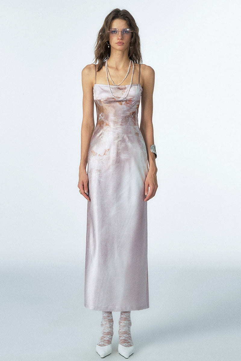 Organza Overlay Satin Dress Organza Overlay Satin Dress