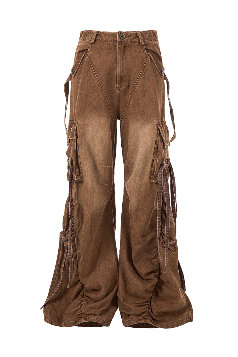 Gold Embroidered Vintage Denim