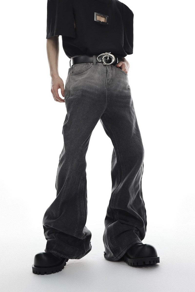 Gradient Flared Jeans