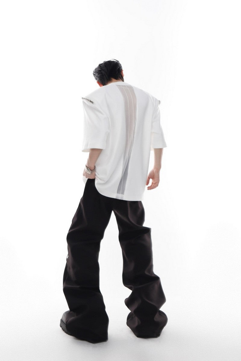 Shoulder Pads Logo Tee