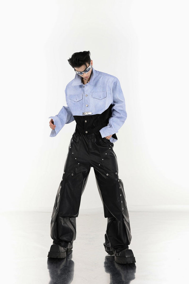 Riveted Leather Trousers - EU Only