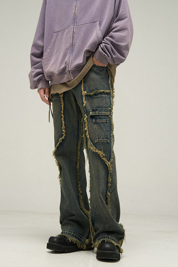 Retro Distressed Jeans