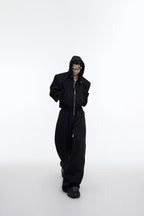 Structure Cropped Hoodie
