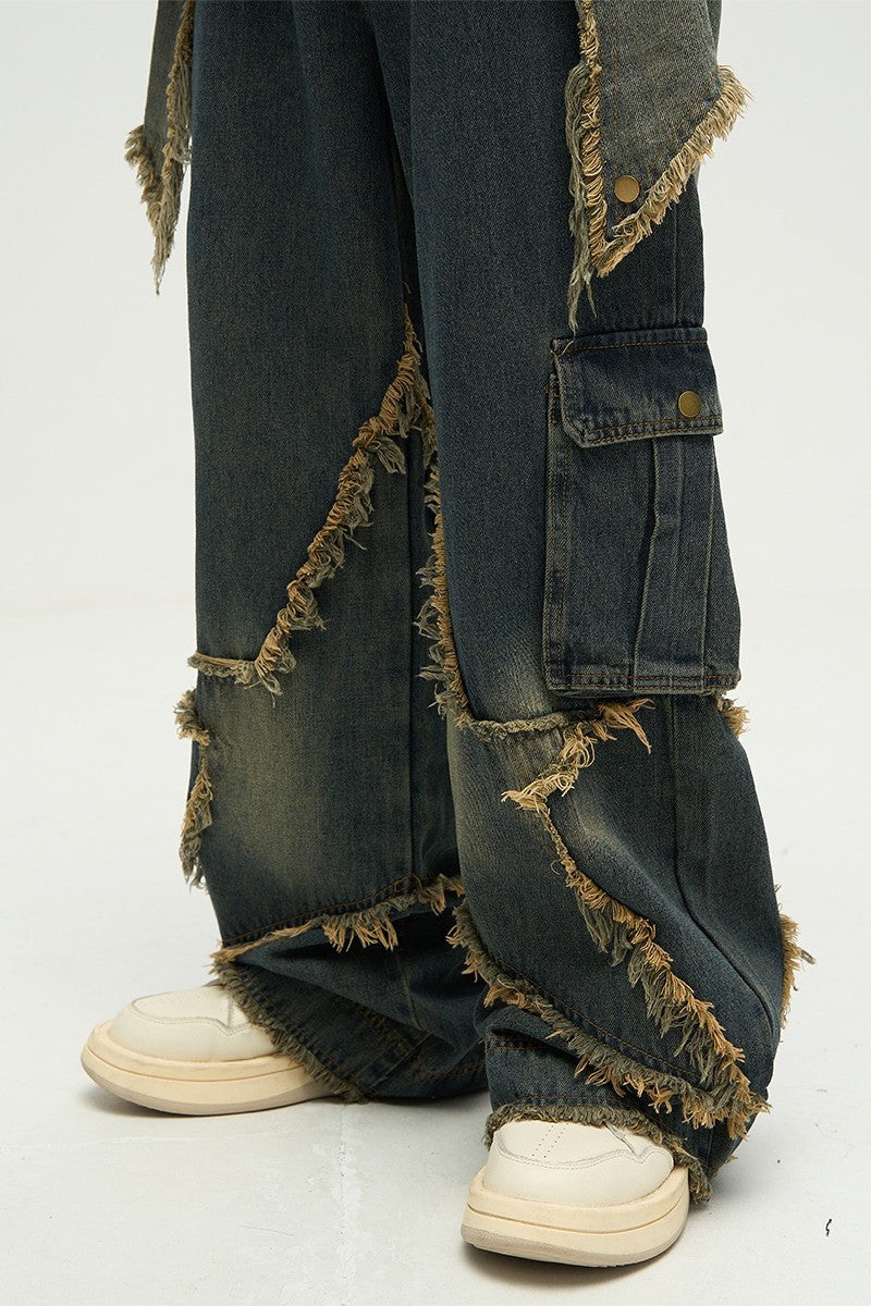 Star Embroidered Jeans