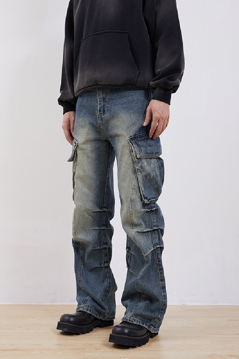 Straight Cargo Denim