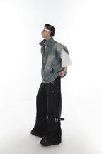 Washed Jeans Vest
