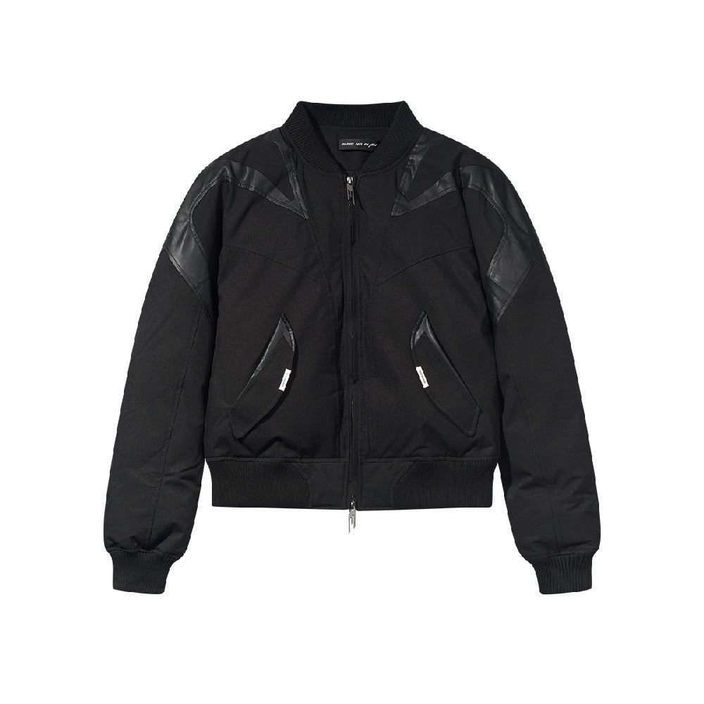 Cropped Bomber Jacket