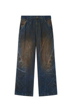 Mud Wash Stitched Jeans