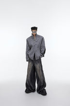 Flared Distressed Jeans