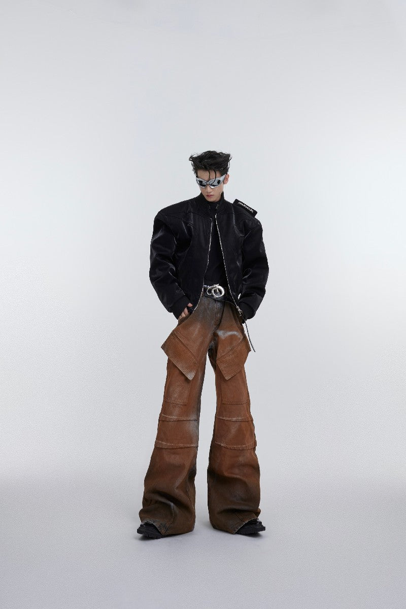 Tie Dyed Flared Jeans