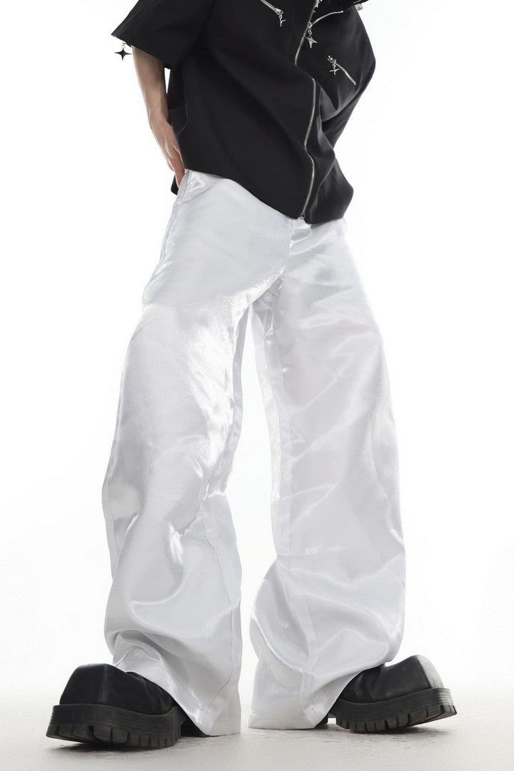 Metal Reflective Loose Trousers - EU Only