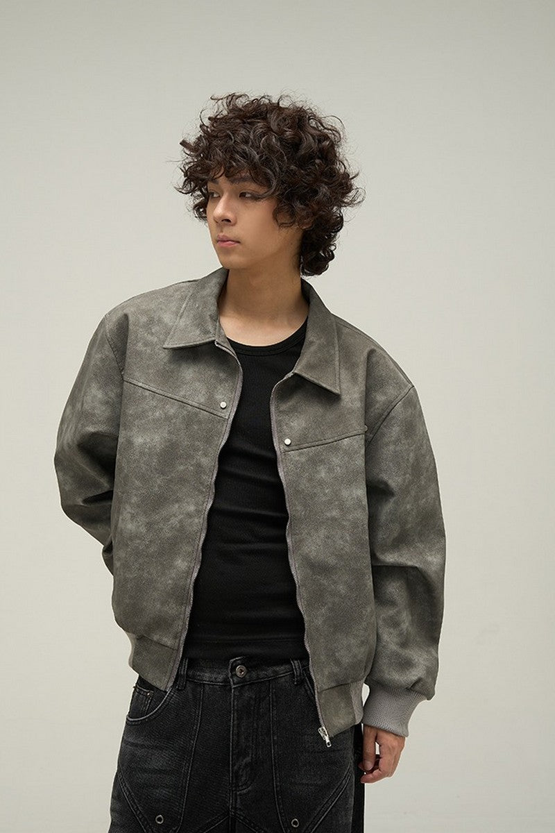 Leather Work Jacket